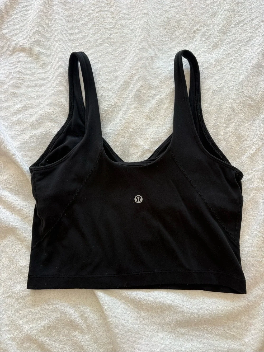 lululemon athletica Black Scoop Sports Bra Tank